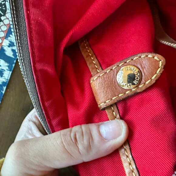 Dooney & Bourke Bright Green Nylon Hobo Shoulder Bag, Preowned - Picture 13 of 17